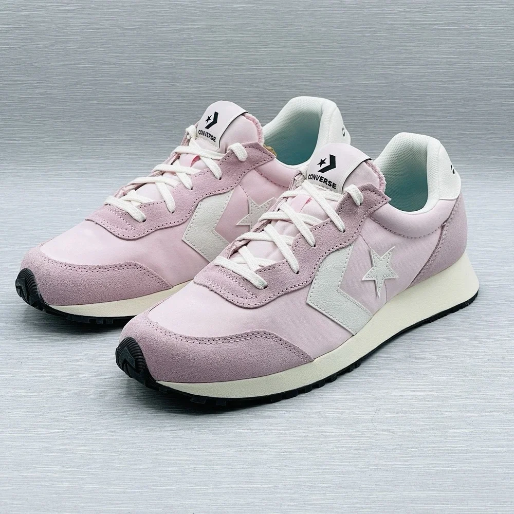 Converse Men's 10 Sneakers Pink Omega Trainer Women's 11.5 Retro Leather A13471C